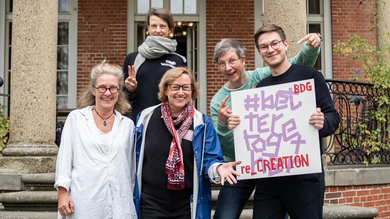 Team der re_Creation: Sabine Koch, Lena Weissweiler, Yvonne Fein, Birgit Sobiech, Kennet Völlmecke